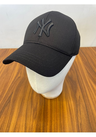 Hamze Ny Yankees New York Nakışlı Unisex Beyzbol Cap Şapka Siyah - Siyah