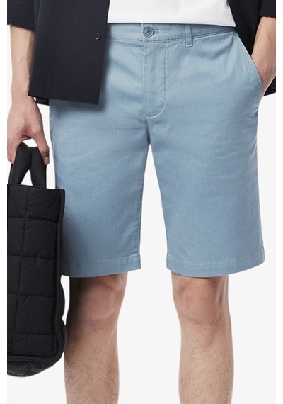 Lacoste Men's Slim Fit Bermuda Shorts Erkek Dar Kesim Pamuk Bermuda Şort Mavi