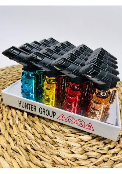 Hunter Marka Plastik Pürmüzlü Çakmak //Pipo Çakmağı-39086