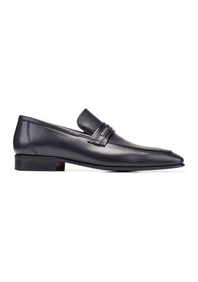 Siyah Loafer Klasik Erkek Ayakkabı -7095-