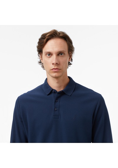 Nautica Erkek Lacivert Classic Fit Uzun Kollu Polo Yaka T-shirt 026 K57351t Lacivert