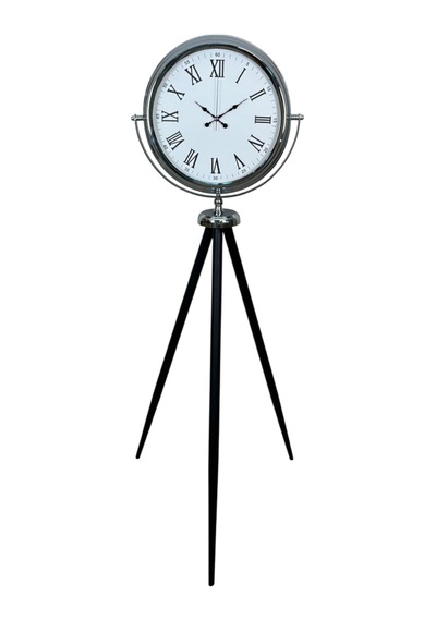 Krom Asalet Tripod Ayaklı Saat