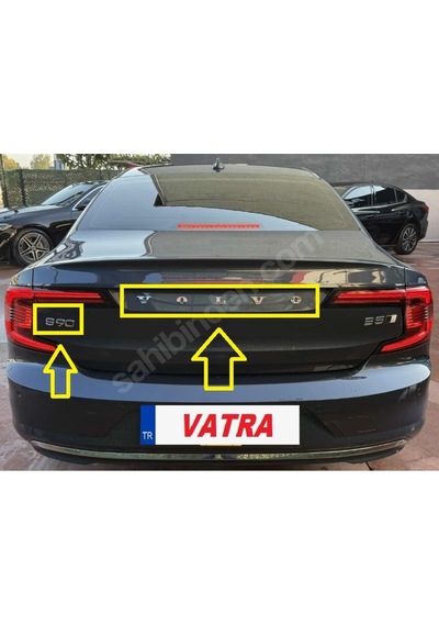 S90 2.0 D B5 Inscription 2020-2023 Uyumlu Volvo Ve S90 Bagaj Yazısı Seti
