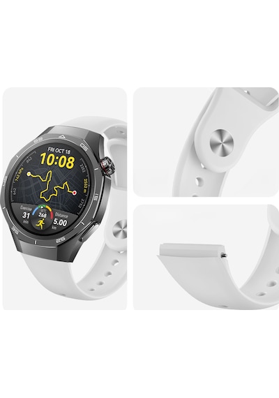 Huawei Watch Gt5 Pro İle Uyumlu Klasik Purelux Soft Silikon Kordon