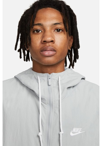Nike Club Woven Men's Full Zip Jacket Erkek Dokuma Spor Ceket Gri