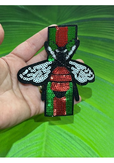 Pul Payet İşleme Arı Arma Dikiş Aplike 11x10 Cm
