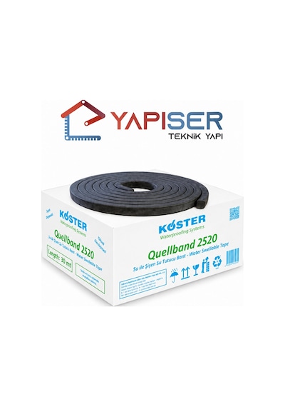 Köster Quellband 2520 - Bentonit (Şişen) Bant - 30 Mt.