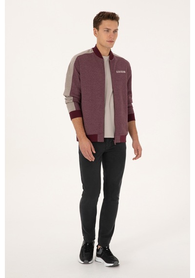 U.s. Polo Assn. Erkek Plum Hırka Örme 50315820-vr177 New Plum