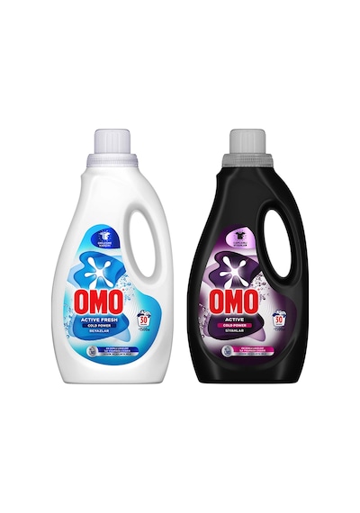 Omo Sıvı Deterjan 1500 Ml Beyazlar-siyahlar 2 Li Set 1500 ML