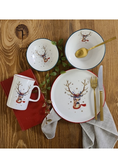 Porland Winter Düz Tabak 20cm 04alm004488