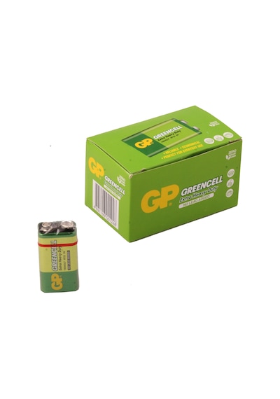 GP Greencell GP1604G-S1 Manganez 9V Pil 10'lu