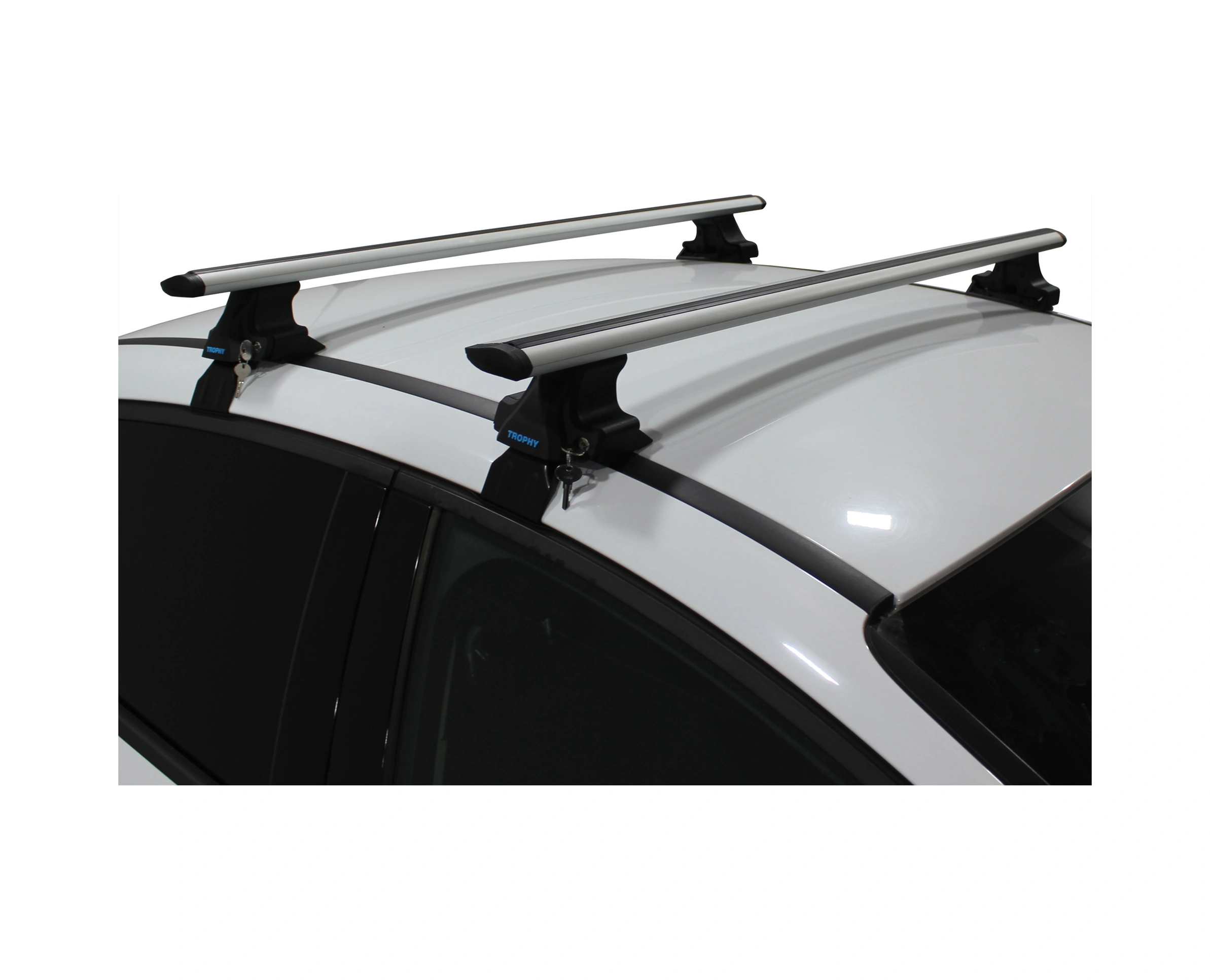 Trophybars Kilitlenebilir 120 Cm Gri Ara Atkı - Seat Leon 2 2009-2012 Hatchback İle Uyumlu Tavan Barı