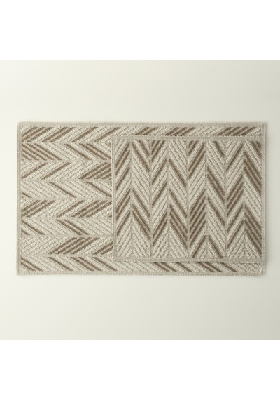 %100 Pamuk Corner Paspas Takımı Vizon 60x100 Cm Çok renkli