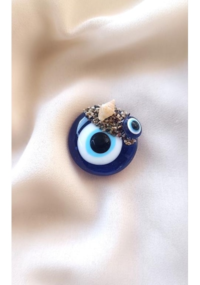 Magnet Nazar Boncuğu Deniz Kabuklu Magnet Mıknatıslı Buzdolabı Süsü 3 Cm