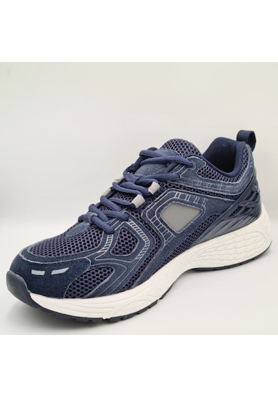 Greyder 64661 6y Lacivert Deri Erkek Sneaker Spor Ayakkabı Lacivert