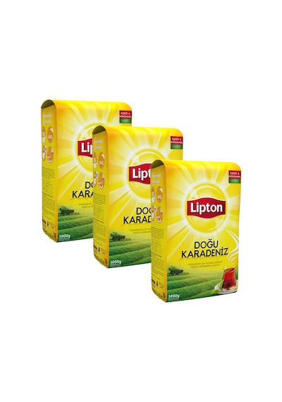 Lipton Doğu Karadeniz Bergamot Aromalı Siyah Dökme Çay 3 x 1 KG