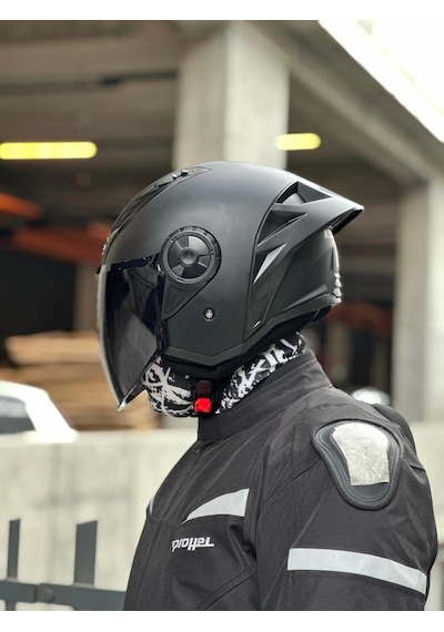 Ls2 Aırflow 2 Mat Siyah Kask - Siyah Vizör + Spoiler Çok Renkli