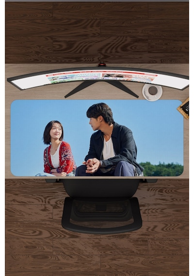 Mr Plankton K Drama Kdrama V2 90x40 Xxl Gaming Kauçuk Kaymaz Taban Mouse Pad Fare Altlığı