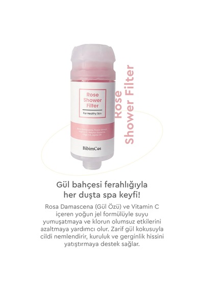 Bibimcos Shower Filter Trio Set - Canlandırıcı Ve Nemlendirici Üçlü Duş Filtresi Seti Kokusuz