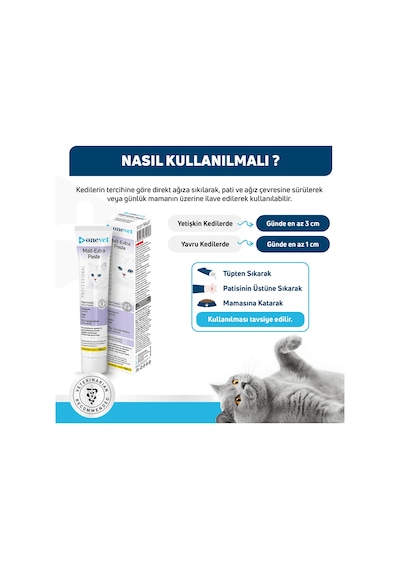 Onevet Kedi Maltı 100 Gr Tüy Yumağı Önleyici Malt Macunu