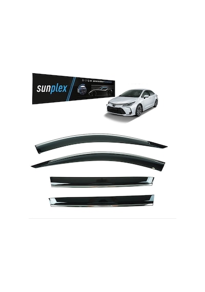 Sunplex Kromlu Cam Rüzgarlığı Toyota Corolla 2019-2024 İle Uyumlu