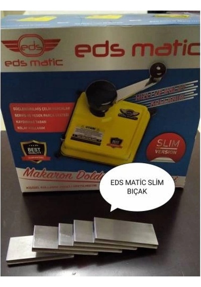 3'lü Set Çelik Eds Slim Ürün Kesme Makinası Çelik Bıçak