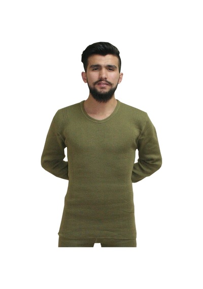 Bora Nano Asker Uzun Kol Örgü Içlik - Kışlık Içlik Siyah