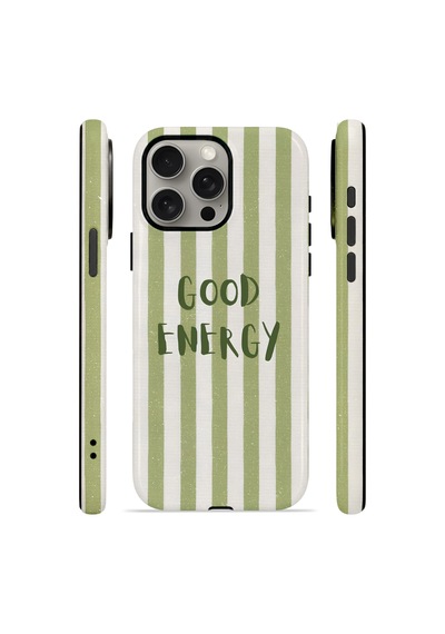 Apple iPhone Uyumlu 15 Pro Vorian Çift Katmanlı Magsafe Kılıf Good Energy Olive