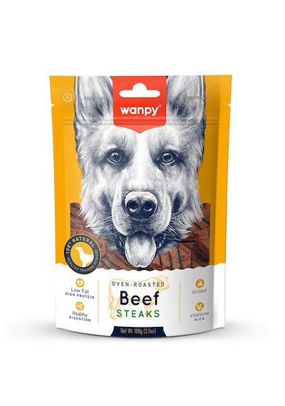Wanpy Izgara Dana Biftek Köpek Ödülü 100 G