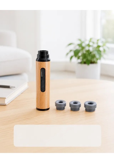 Astraltech Ahşap Görünümlü Mini Küllük 3 Uçlu Kompakt Tasarım
