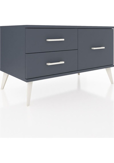 Hyperion Şifonyer 3 Raflı 88x44x48 Antrasit-antrasit Antrasit Hyperion Şifonyer 3 Raflı 88x44x48 Antrasit-antrasit Antrasit