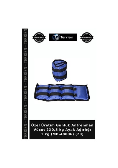 Özel Üretim Günlük Antrenman Vücut 2x0,5 Kg Ayak Ağırlığı 1 Kg Mb-48006 20 Belirtilmemiş