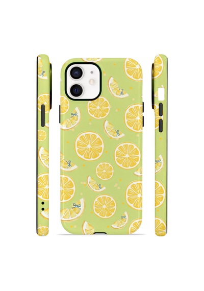 Apple iPhone Uyumlu 11 Vorian Çift Katmanlı Kılıf Lemonade Garden
