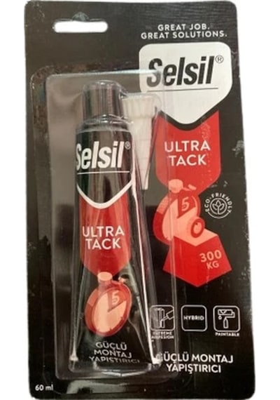 Selsil Ultra Tack Güçlü Montaj Yapıştırıcı