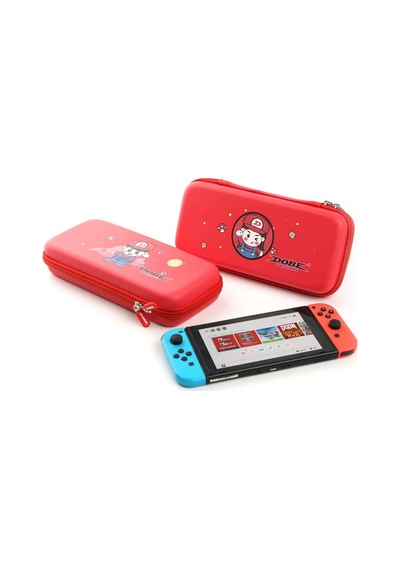 Nintendo Switch/switch Oled Oyun Konsolu Koruyucu Taşıma Ve Seyahat Çantası Kırmızı