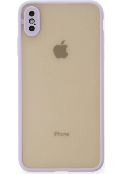Mepa Apple, Uyumlu iPhone Xs Max Kılıf Montreal Silikon Kapak - Mor Najmaddin standart