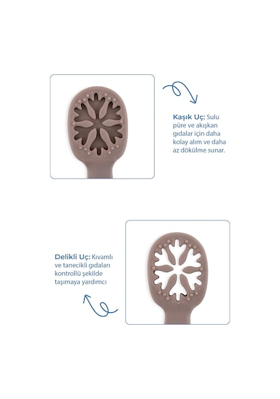 Babyjem Silikon İkili İlk Kaşığım Latte