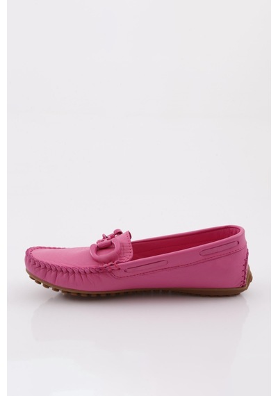 Dgn K105 Kadin Aksesuarli Loafer Ayakkabi K105-1774-R0507 Fuşya