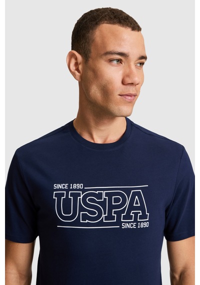 U.S. Polo Assn. U.s. Polo Assn. Erkek T-shirt Pu-9667 Lacivert