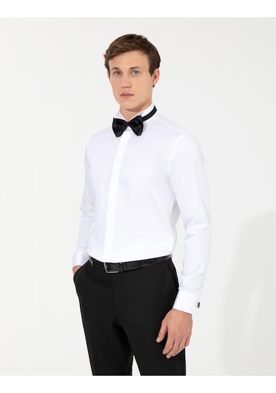 Pierre Cardin Erkek Beyaz Smokin Gömlek 50256439-vr013 Beyaz