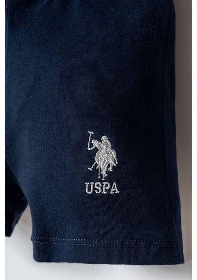 U.s. Polo Assn. Erkek Bebek Kırmızı Şort Takım Kırmızı
