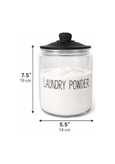 3,8 L Cam Deterjanlık Kavanoz Amber Renk, Kapaklı Laundry Powder Saklama Kabı, Çamaşır Deterjan Kapsülü Ve Pod Düzenleyici 7009 3,8 L Cam Deterjanlık Kavanoz Amber Renk, Kapaklı Laundry Powder Saklama Kabı, Çamaşır Deterjan Kapsülü Ve Pod Düzenleyici 7009