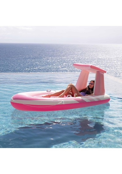 Intex 57804 Pembe Cennet Bot Yatak 257 Cm, Su Sporları, Plaj Malz