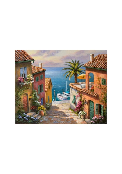 Deniz Sokak Çerçevesiz 60x75 Sayılarla Boyama Hobi Seti