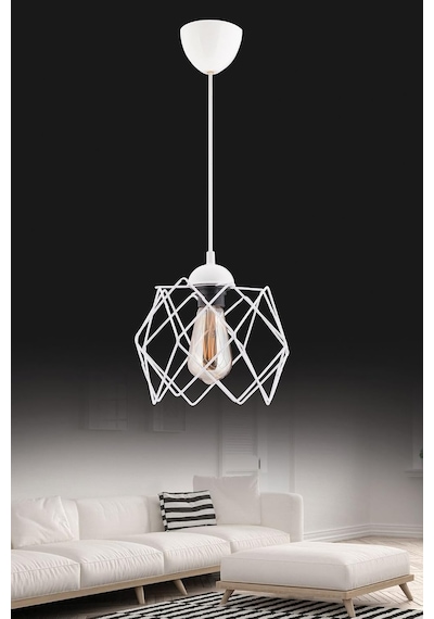 Elegante Beyaz Modern Sarkıt Salon Mutfak Oturma Odası Hol Avize Aydınlatma 2 Adet/camsız Diğer