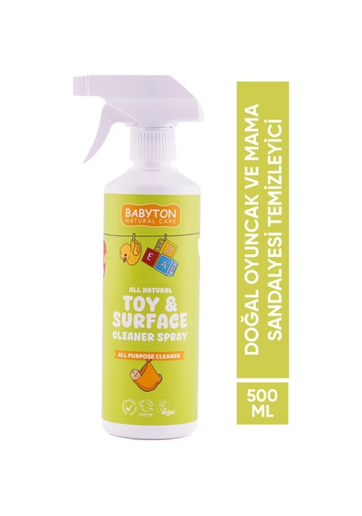 Babyton Oyuncak ve Mama Sandalyesi Temizleyici Sprey 500 ML