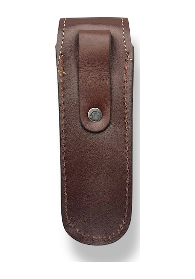 No:5 Kahverengi Deri Çakı Kılıfı Bıçak Kılıfı Kapalı Hali 11cm - 14cm Arası Çakılar İçindir Kahverengi