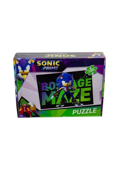 Laço Kids Sonic 100 Parça Kutu Puzzle So7875 1