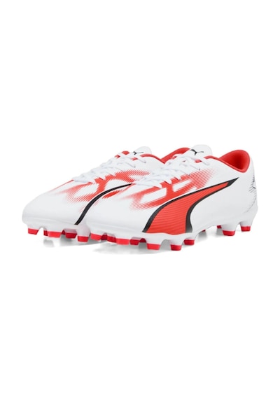 Puma Ultra Play Fg/ag Erkek Krampon 10742301 Profesyonel Futbol Ayakkabısı Beyaz - Kırmızı