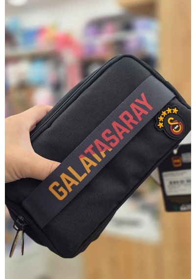 Galatasaray Lisanslı El Geçmeli 5 Yıldız Armalı Çift Bölmeli Kalemlik renkli